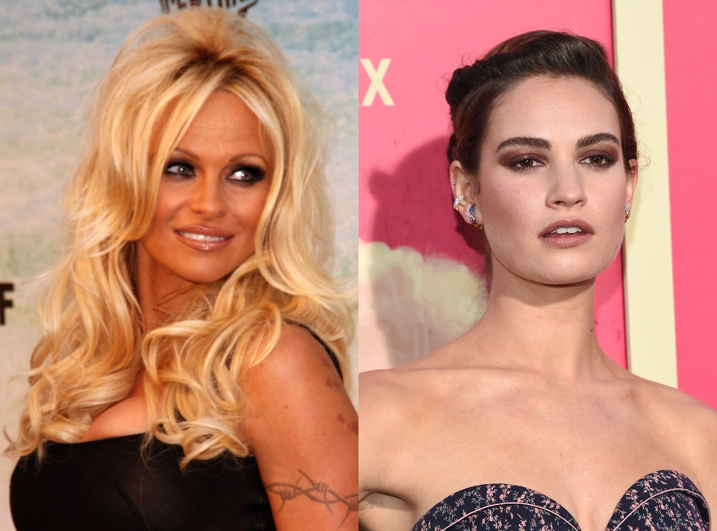 Mira a Lily James transformada en Pamela Anderson para su nueva serie