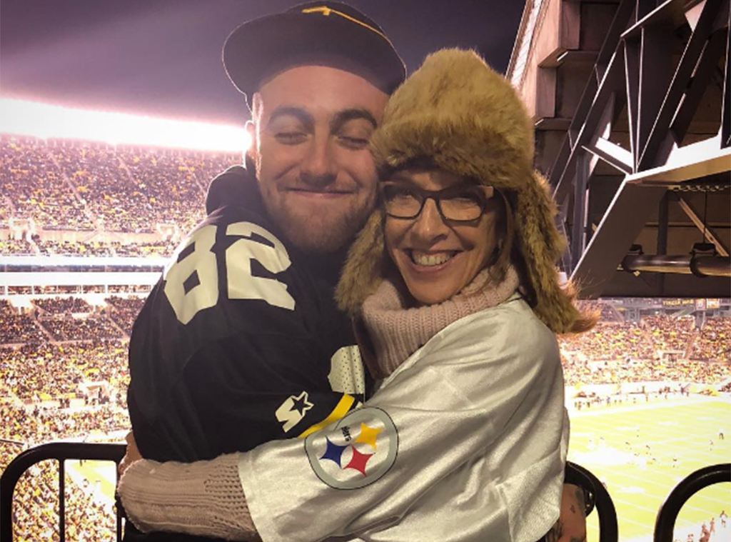 Mac Miller's grandmother greets family and friends at the rapper's