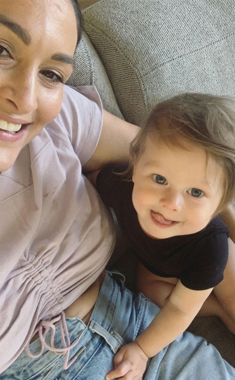 Nikki Bella and Artem Chigvintsev's Son Accidentally Breaks Father's DWTS Trophy