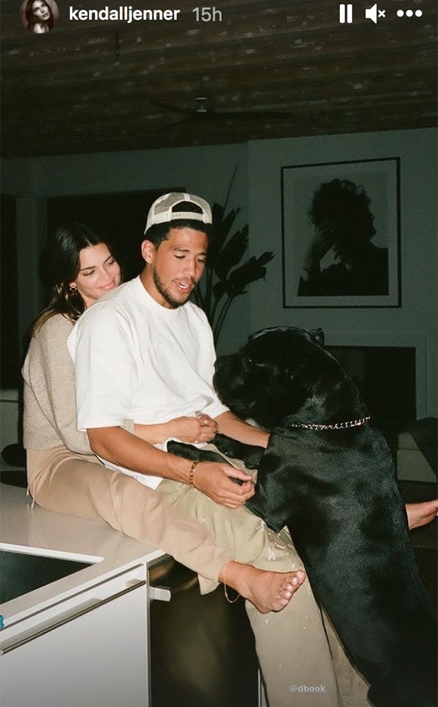 Kendall Jenner, Devin Booker, Instagram