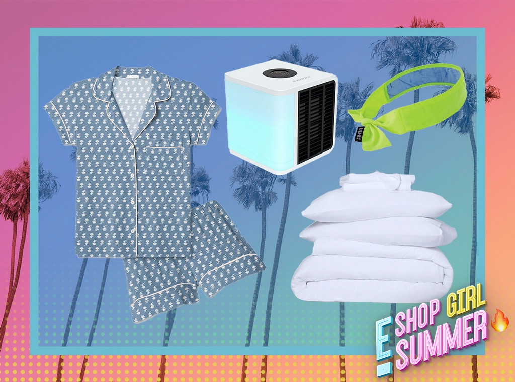E-comm: Shop Girl Summer: Cooling Bed Essentials 