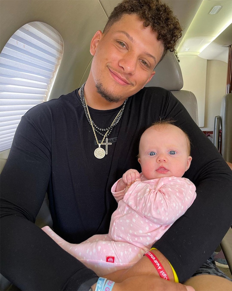 Patrick Mahomes, Daughter, Baby, Sterling, Brittany Matthews, Father's Day 2021, Instagram