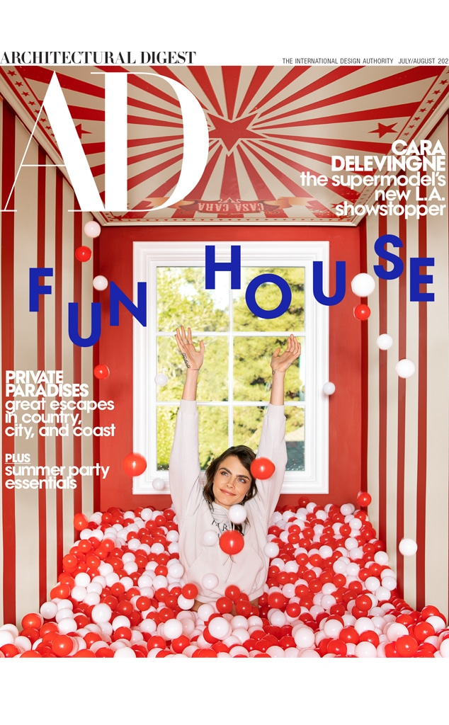 Cara Delevingne, Architectural Digest