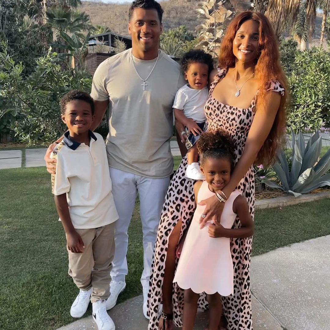 Ciara And Russell Wilson S Kids Make Adorable Runway Debut E Online Ciara And Russell Wilson S Kids Make Adorable Runway Debut E Online