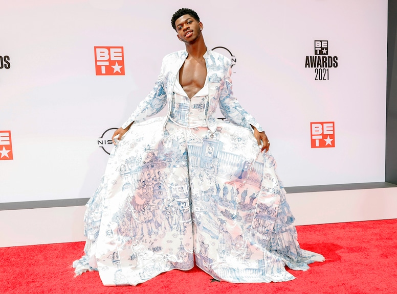 Lil Nas X, 2021 BET Awards, red carpet fashion