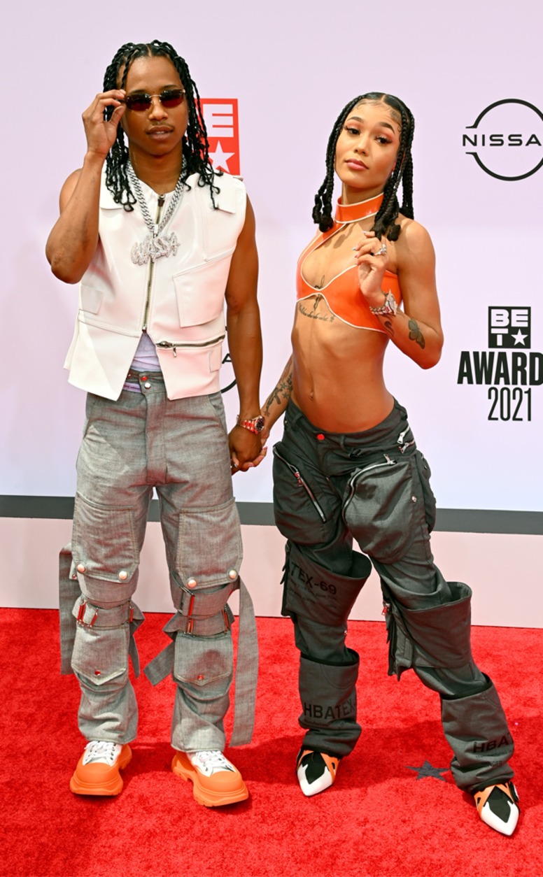 Coi Leray, Pressa, 2021 BET Awards, red carpet fashion