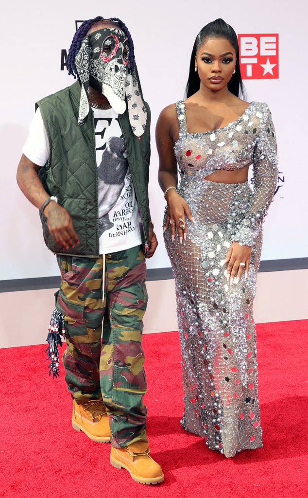 See All The Bet Awards 2021 Red Carpet Fashion Looks E Online 2022 Bet Awards Fashion