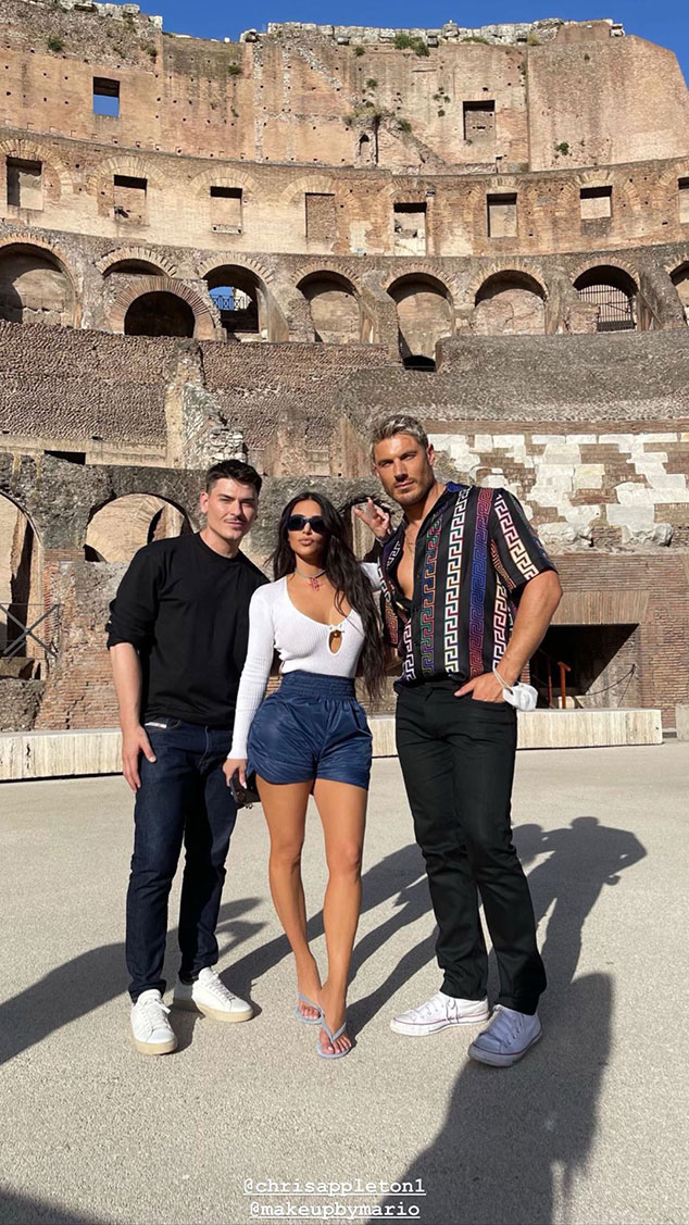 Kim Kardashian, Rome, Chris Appleton, Mario Dedivanovic