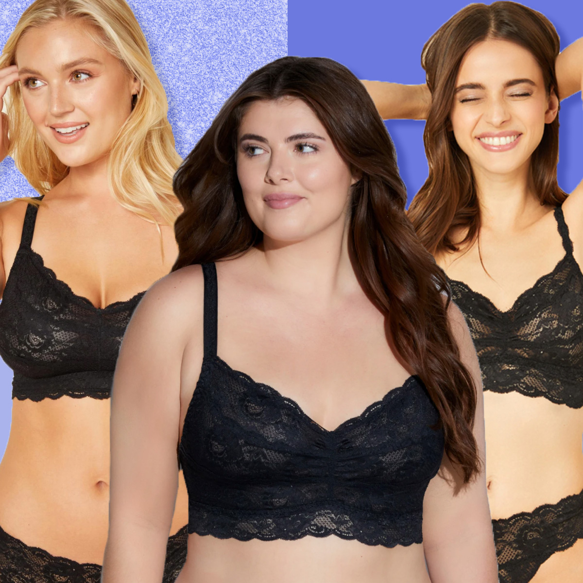 Cosabella Never Say Never Side Support Bra in Black - Busted Bra Shop