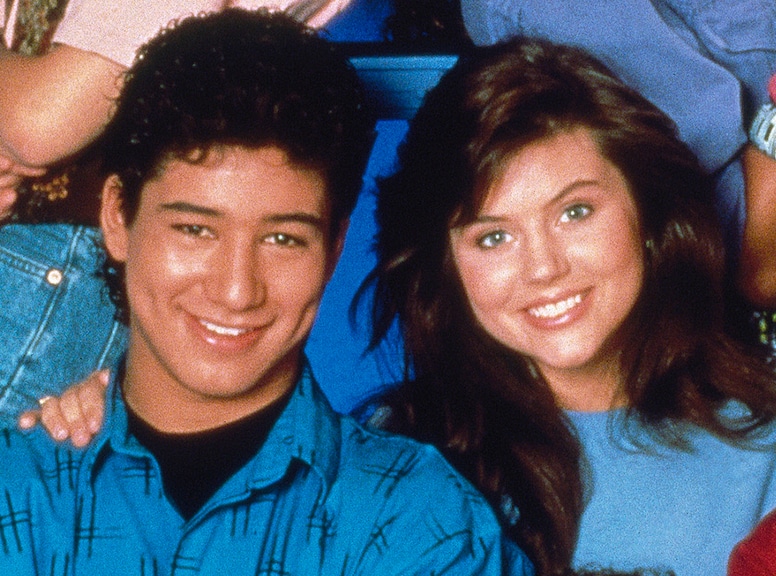 Mario Lopez, Tiffany Thiessen, Saved By The Bell, Costars Who Secretly Dated
