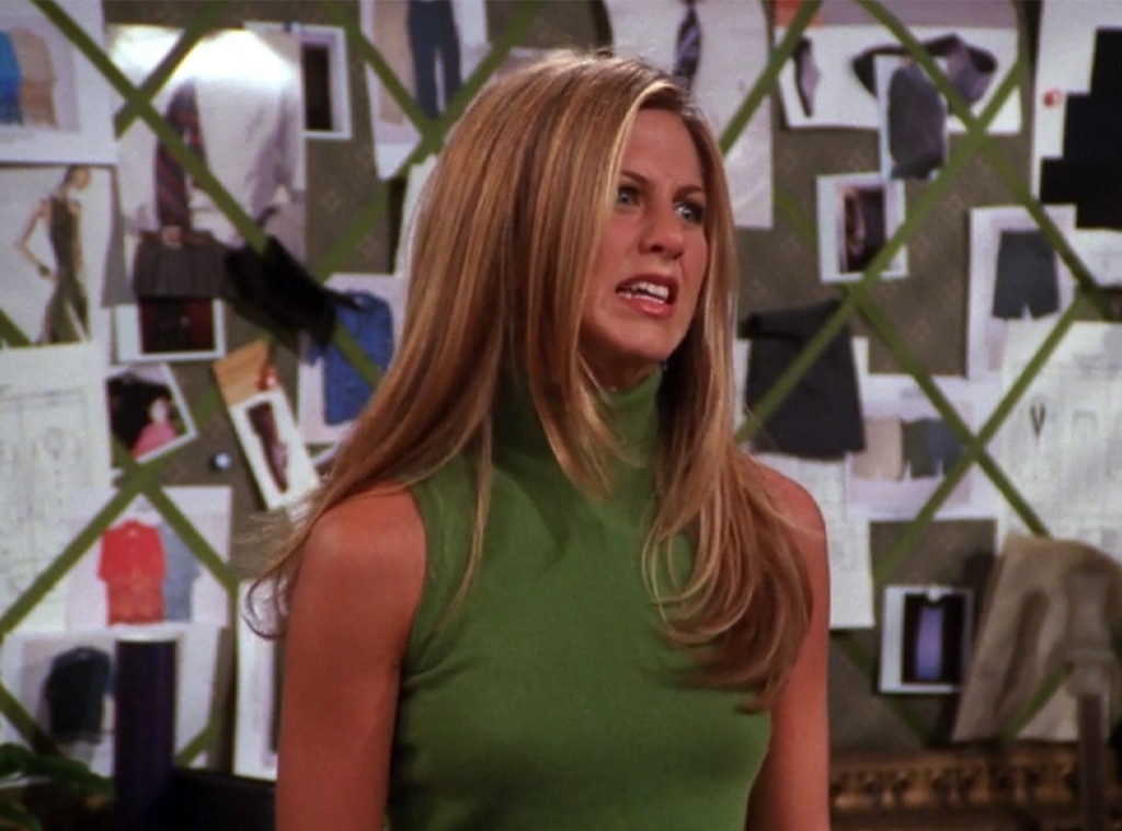 jennifer aniston green dress