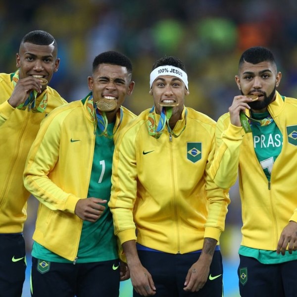 Neymar, Gabigol, Gabriel Jesus, Seleção Brasileira