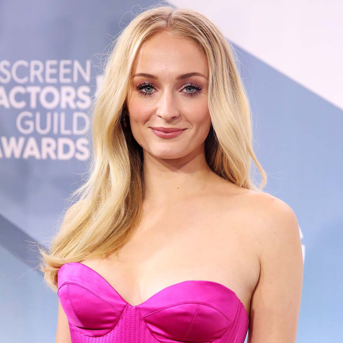 Sophie Turner has traded her signature red hair for blonde