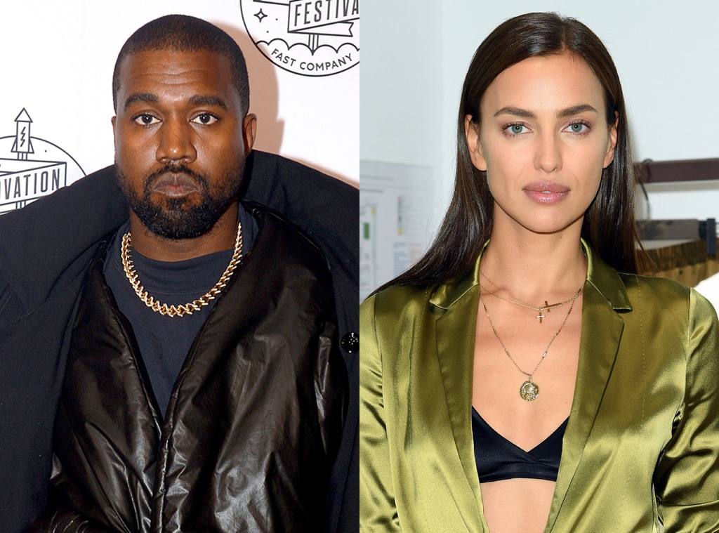 Kanye West and Irina Shayk Were Seen Together In France