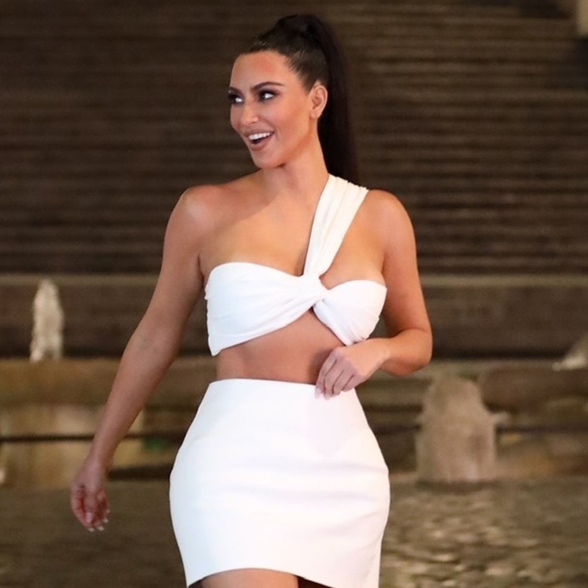 See Every Outfit Kim Kardashian Has Worn On Her Rome Trip 