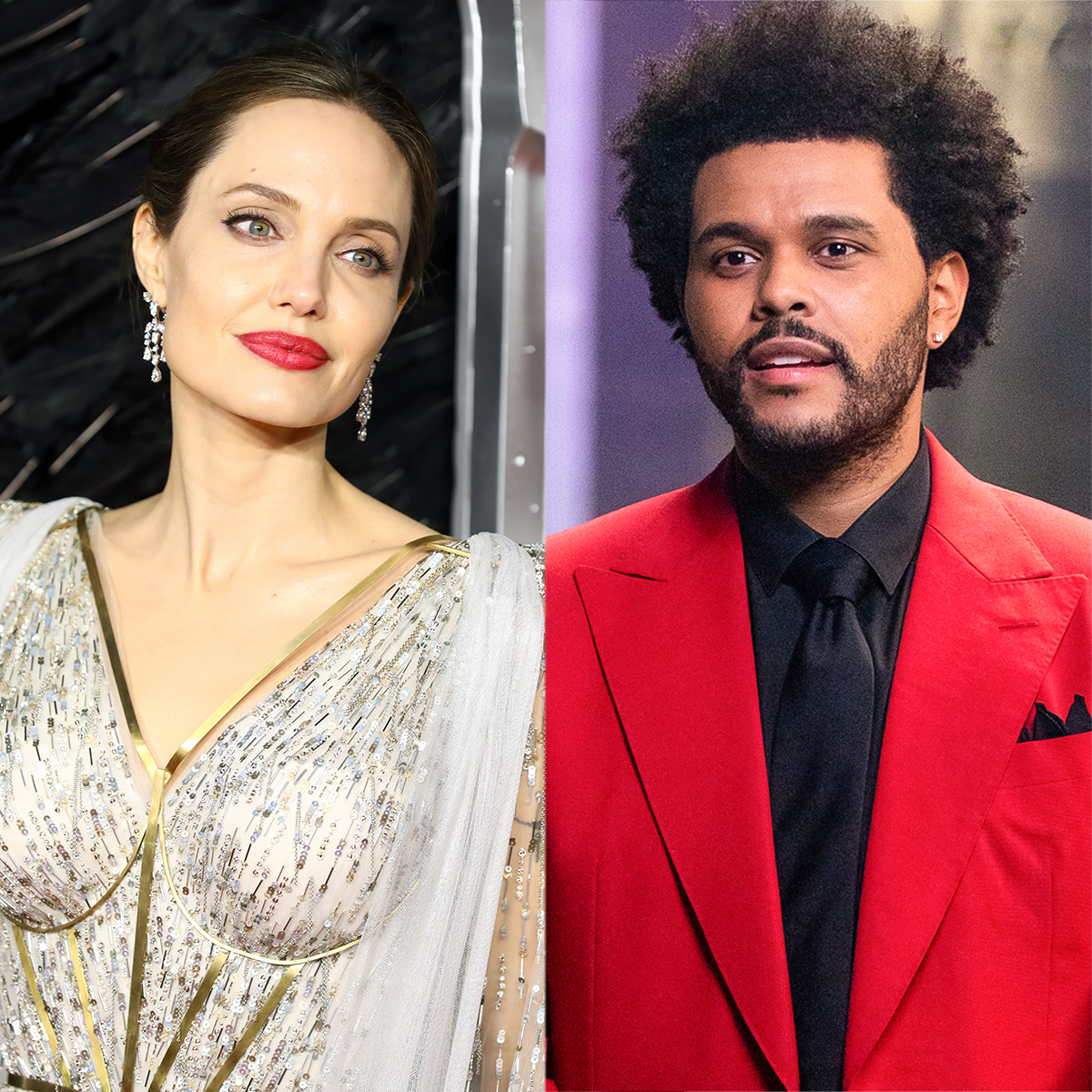 1200px x 1200px - The Weeknd and Angelina Jolie Turn Heads With Dinner in L.A. - E! Online