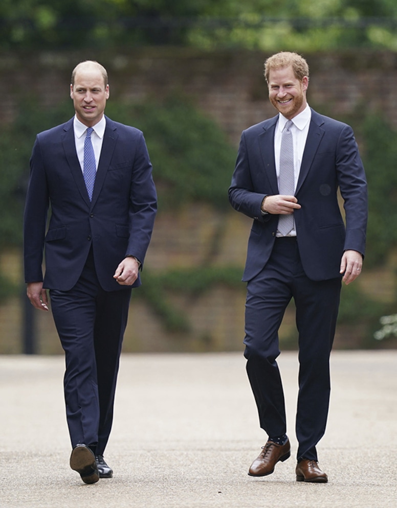 Prince William, Prince Harry, Princess Diana's 60th Birthday Statue Unveiling