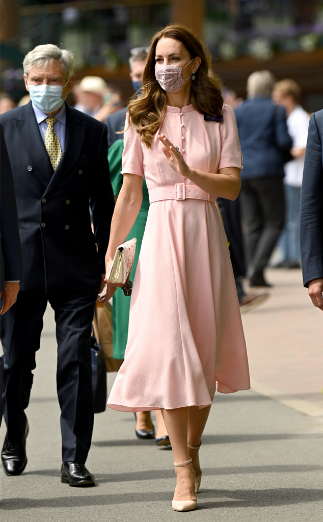 Kate Middleton,  Michael Middleton, Wimbledon 2021