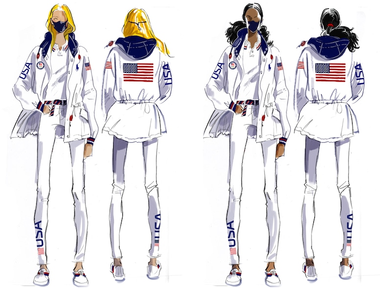 Closing Ceremony, Ralph Lauren Team USA Uniforms, 2020 Tokyo Olympics