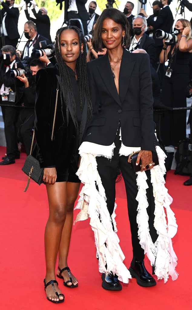 Liya Kebede, Daughter Raee Kebede, 2021 Cannes Film Festival