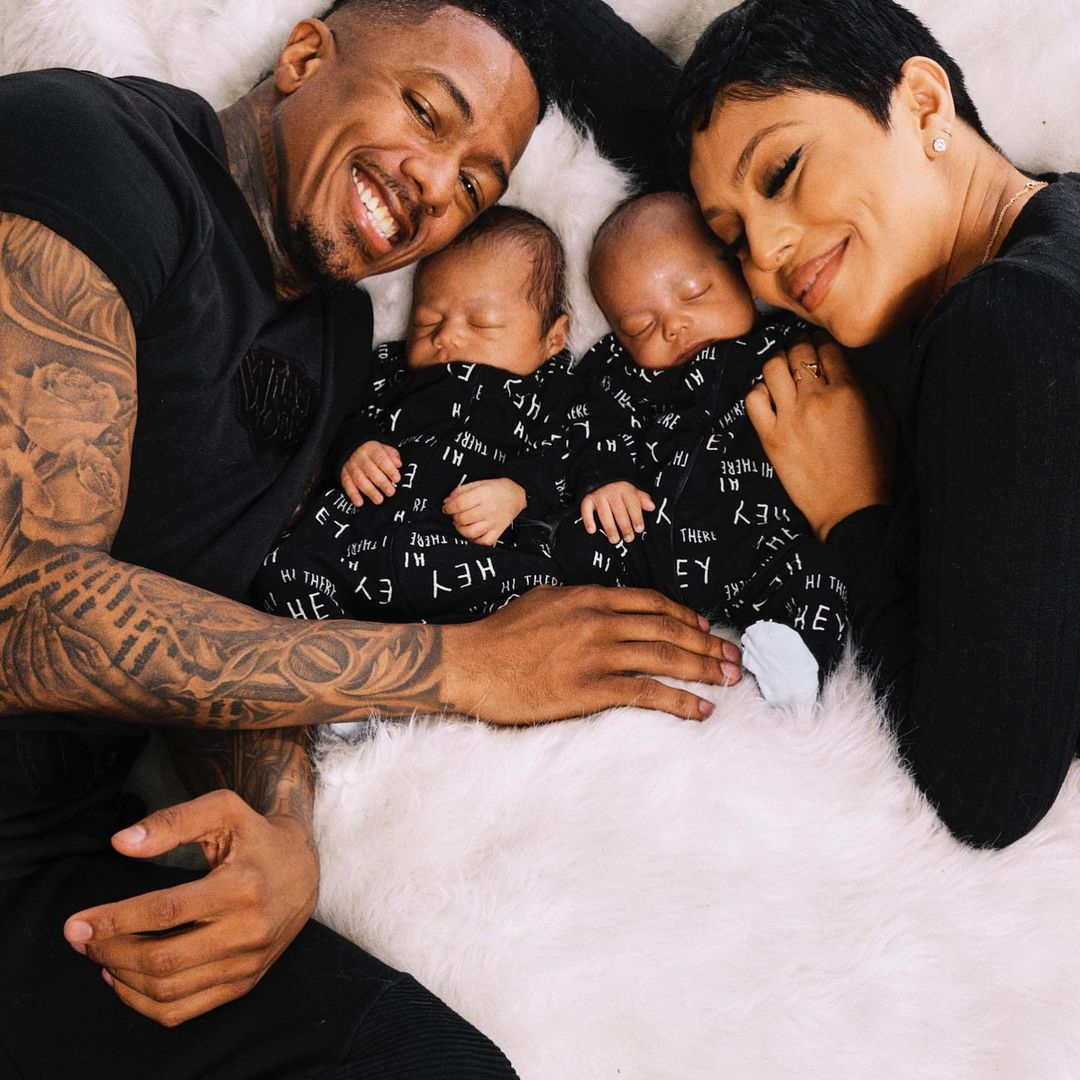 Nick Cannon and Abby De La Rosa Cuddle Up in New Pics With Twin Sons - E! Online