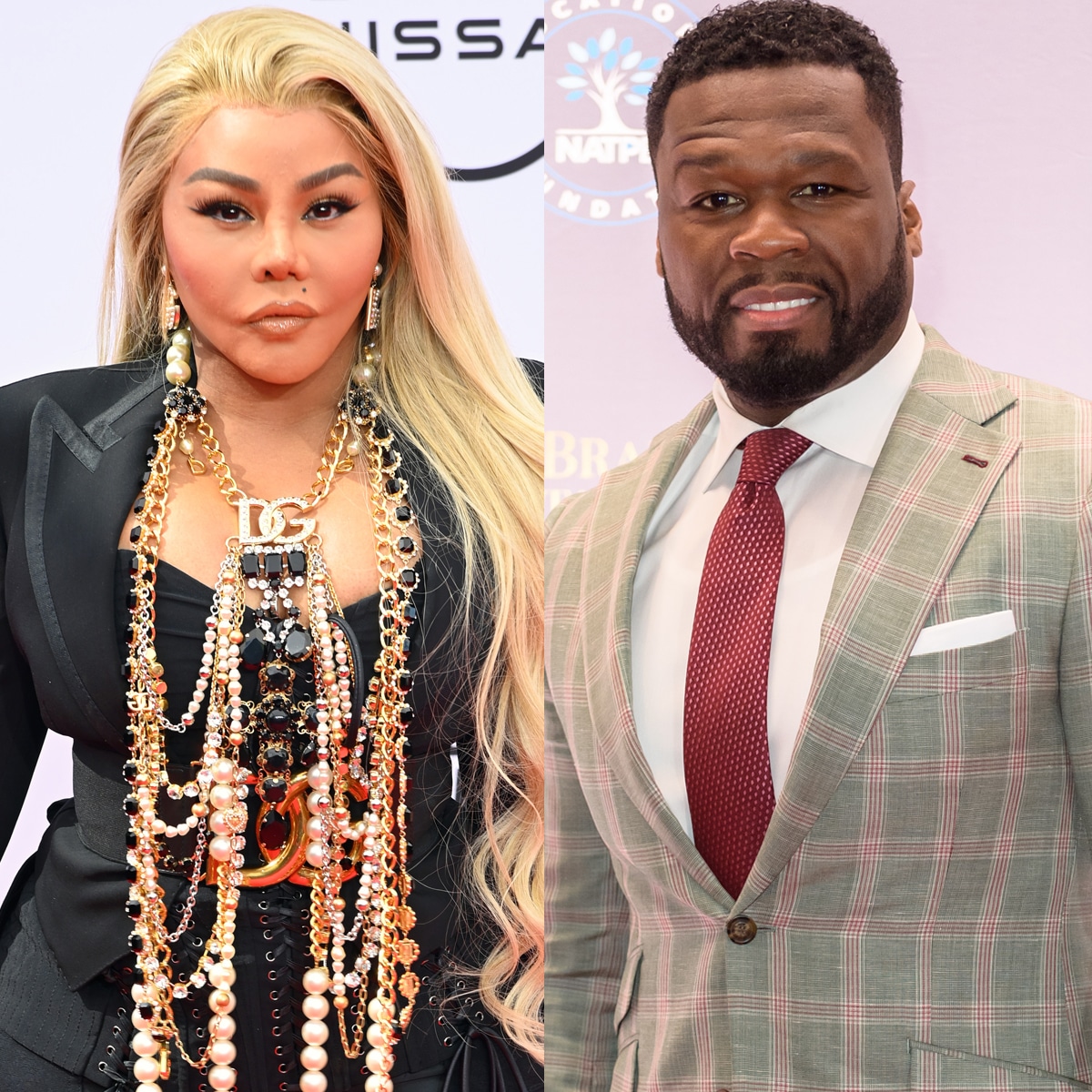 Lil Kim Claps Back At 50 Cent After He Slams 21 Bet Awards Look E Online Lil Kim Claps Back At 50 Cent After He Slams 21 Bet Awards Look E Online
