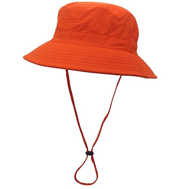 orange ivy park bucket hat