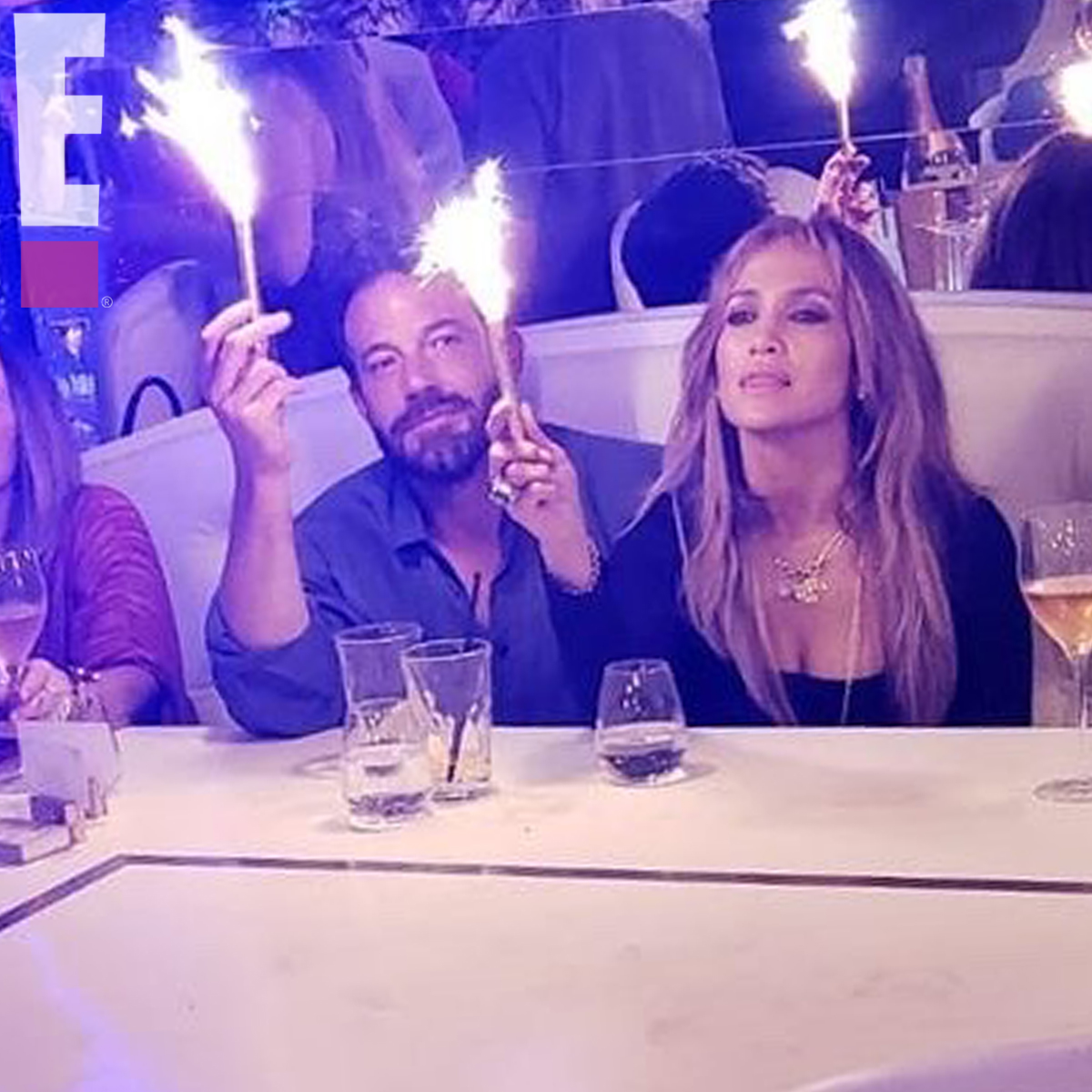 Photos from Jennifer Lopez and Ben Affleck at Her 52nd Birthday Party