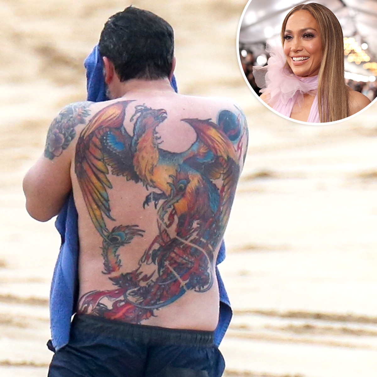 Rainn Wilson  Treated myself to a back tattoo of BenAffleck and his back  tattoo PhoenixRising Meta Affleck Backs Buttcrack  Facebook