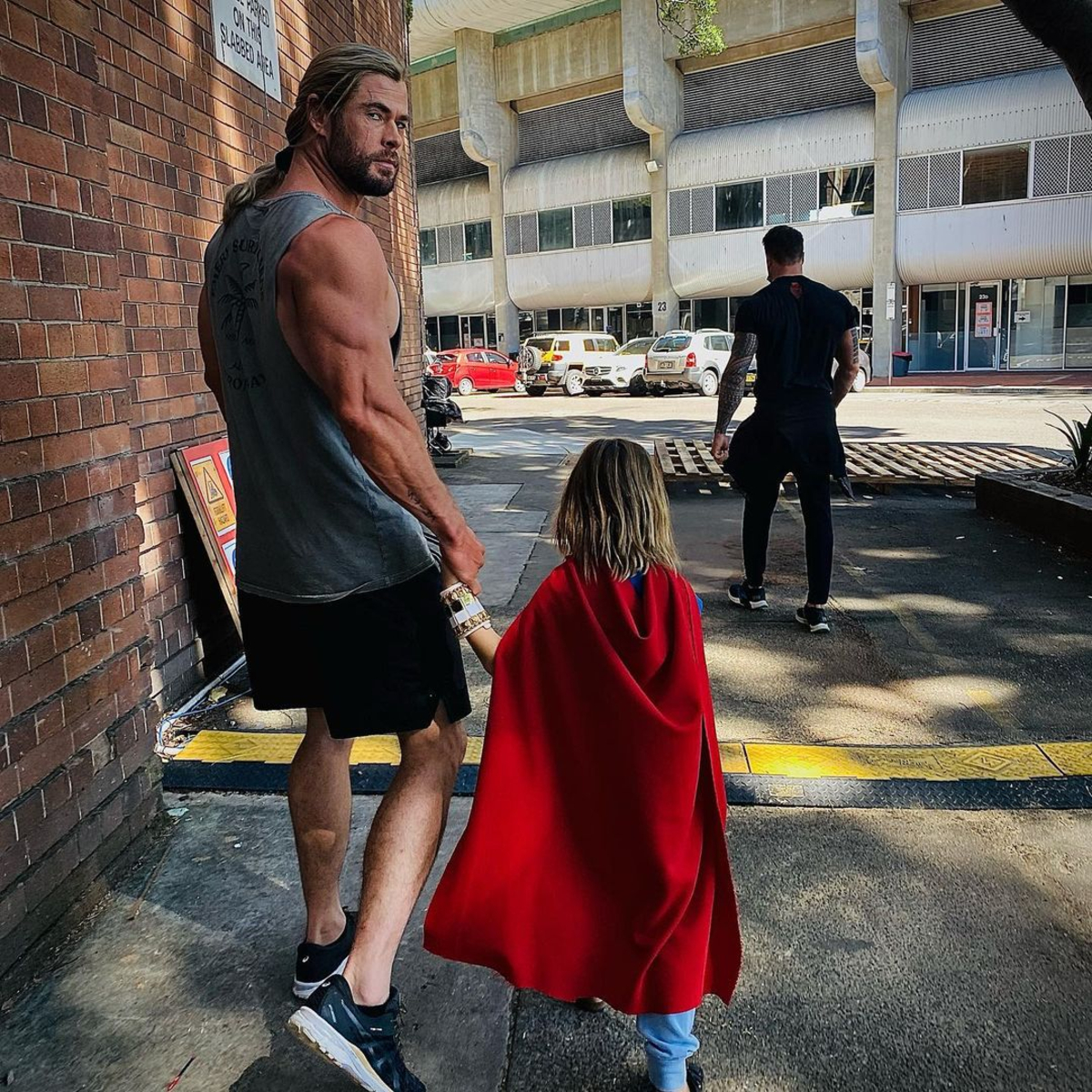 Chris Hemsworth Is the Ultimate Girl Dad in Must-See Family Workout