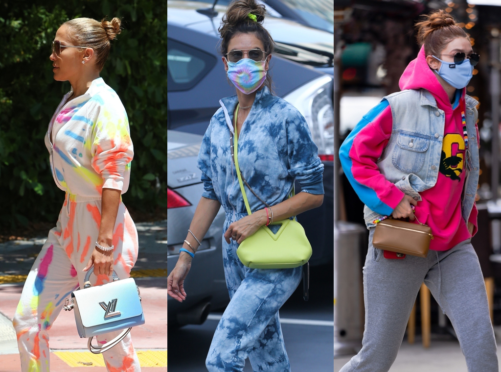 Celebrities Wearing Tie-Dye Trend: Jennifer Lopez & More, Photos