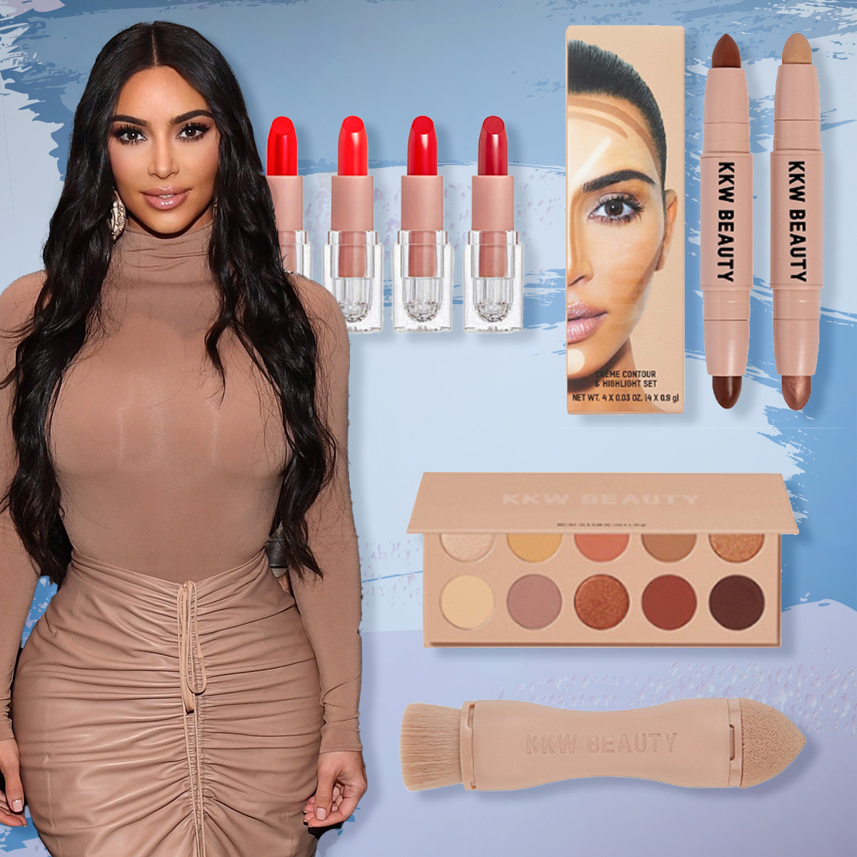 Kim Kardashian - I'm giving away sets of signed contour kits on  kkwbeauty.com! You could win all four shades!