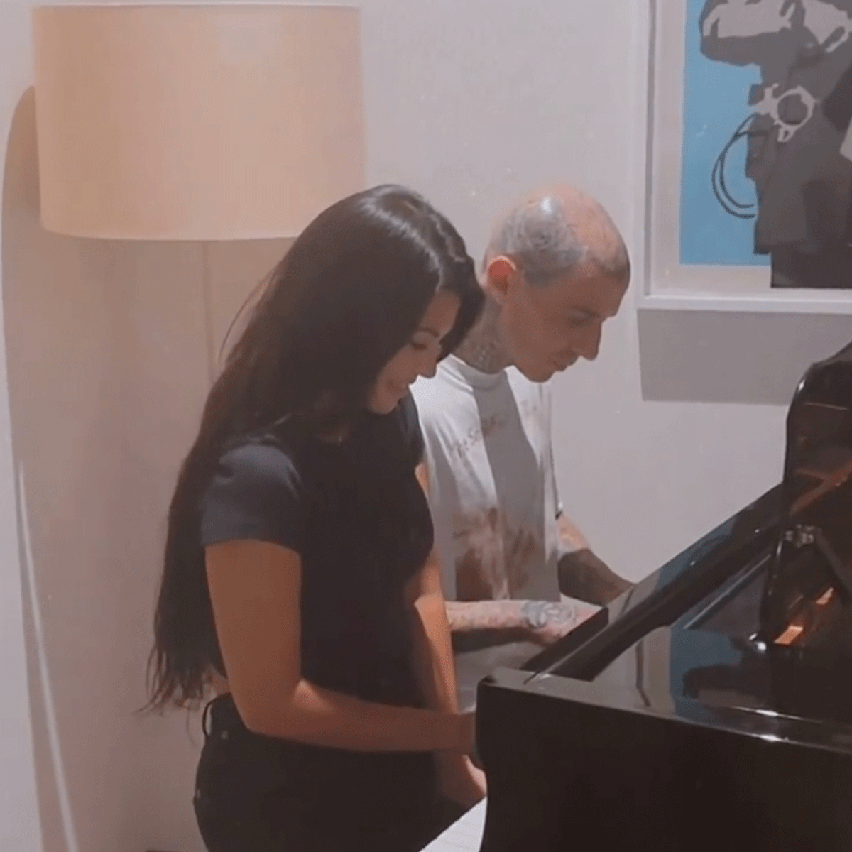 Proof Kourtney Kardashian and Travis Barker Are in Perfect Harmony