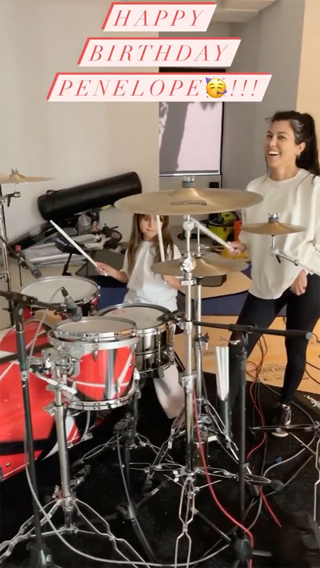 Kourtney Kardashian, Travis Barker, Penelope Disick Birthday