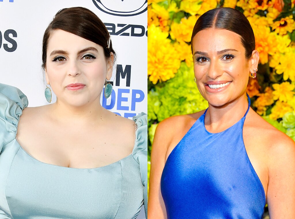 Lea Michele Supports Beanie Feldstein After She Lands Her Dream Role