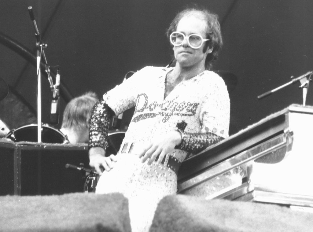 Elton John gets legendary sequined Dodgers uniform back from the Hard Rock  Cafe