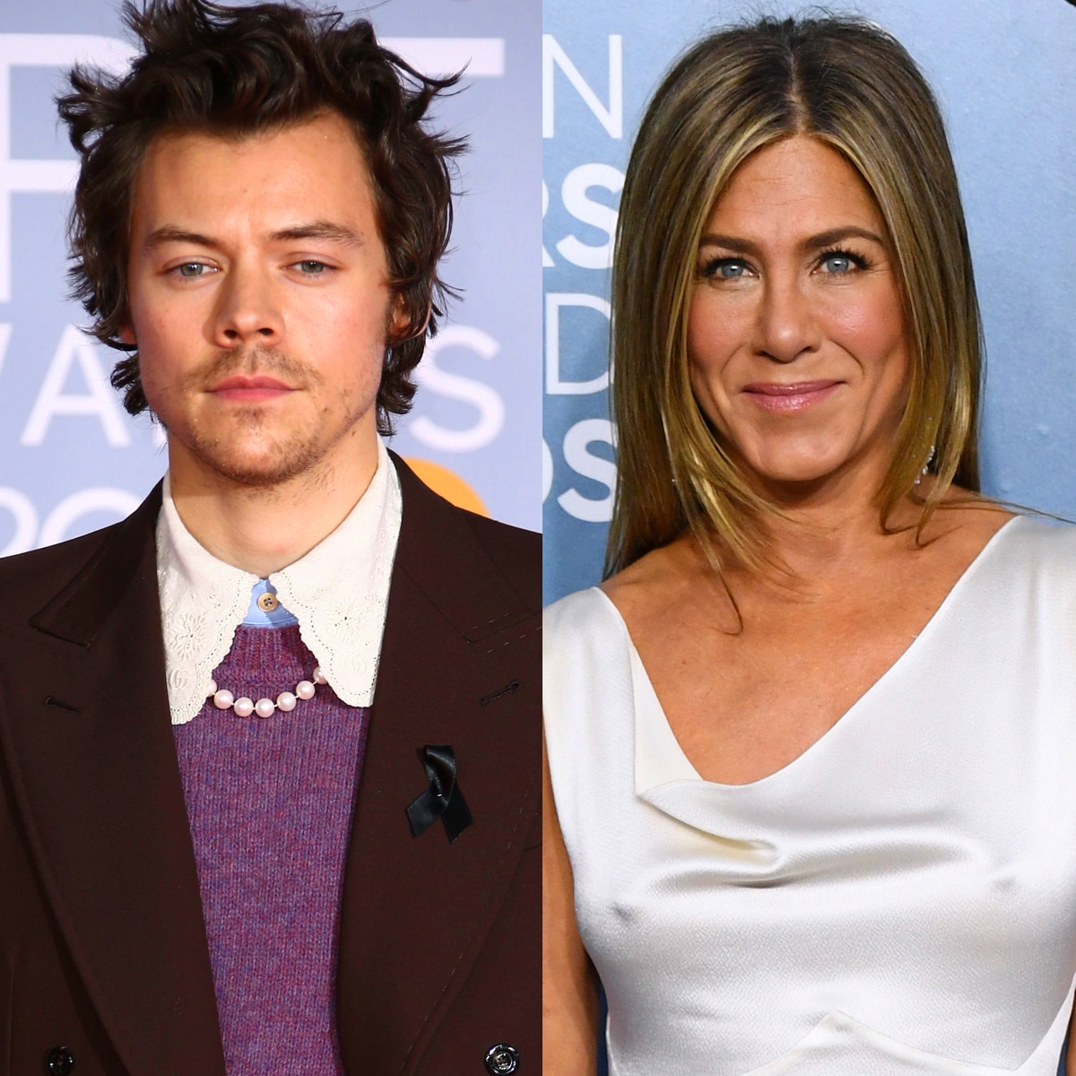 harry styles jennifer aniston suit