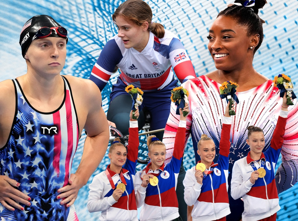 Tokyo Olympians, Simone Biles, Katie Ledecky, Beth Shriever, ROC Gymnasts