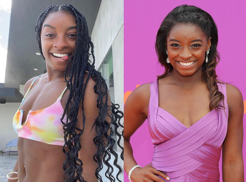 Simone Biles, Stars Epic Hair Transformations