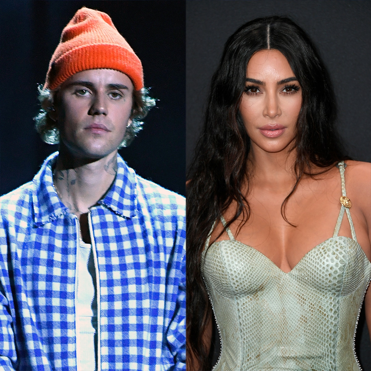 See Justin Bieber Model Kim Kardashian's Skims in LA Billboard Mishap