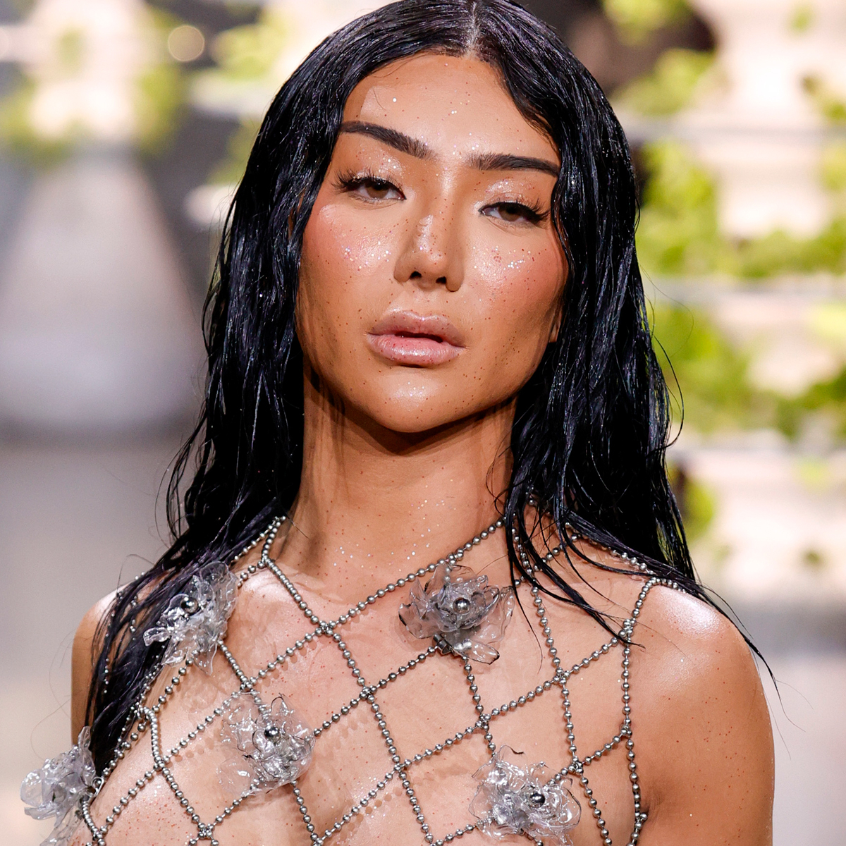 YouTuber Nikita Dragun Goes Nearly Naked For NYFW Runway Debut - E! Online