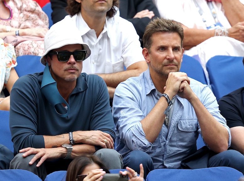 Brad Pitt, Bradley Cooper, 2021 US Open