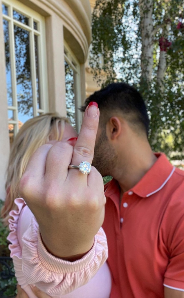 All the Details on Britney Spears' Engagement Ring From Sam Asghari - E! Online