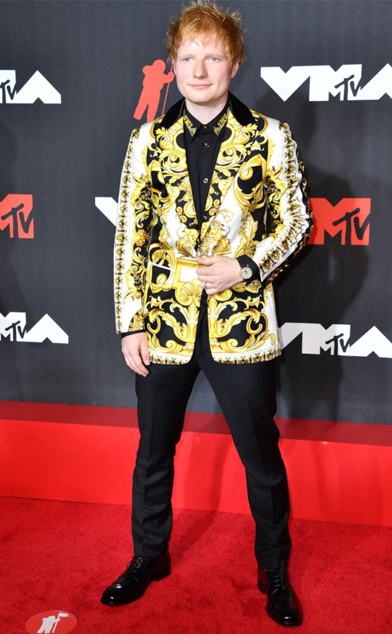 Ed Sheeran, 2021 MTV Video Music Awards, Red Carpet Fashion, Arrivals