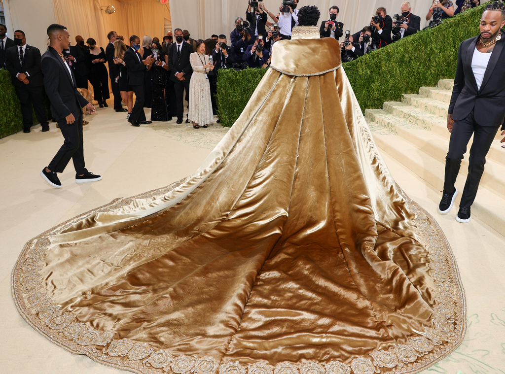 Lil Nas X's Gold Armor Unveiling at Met Gala Channels Lady Gaga