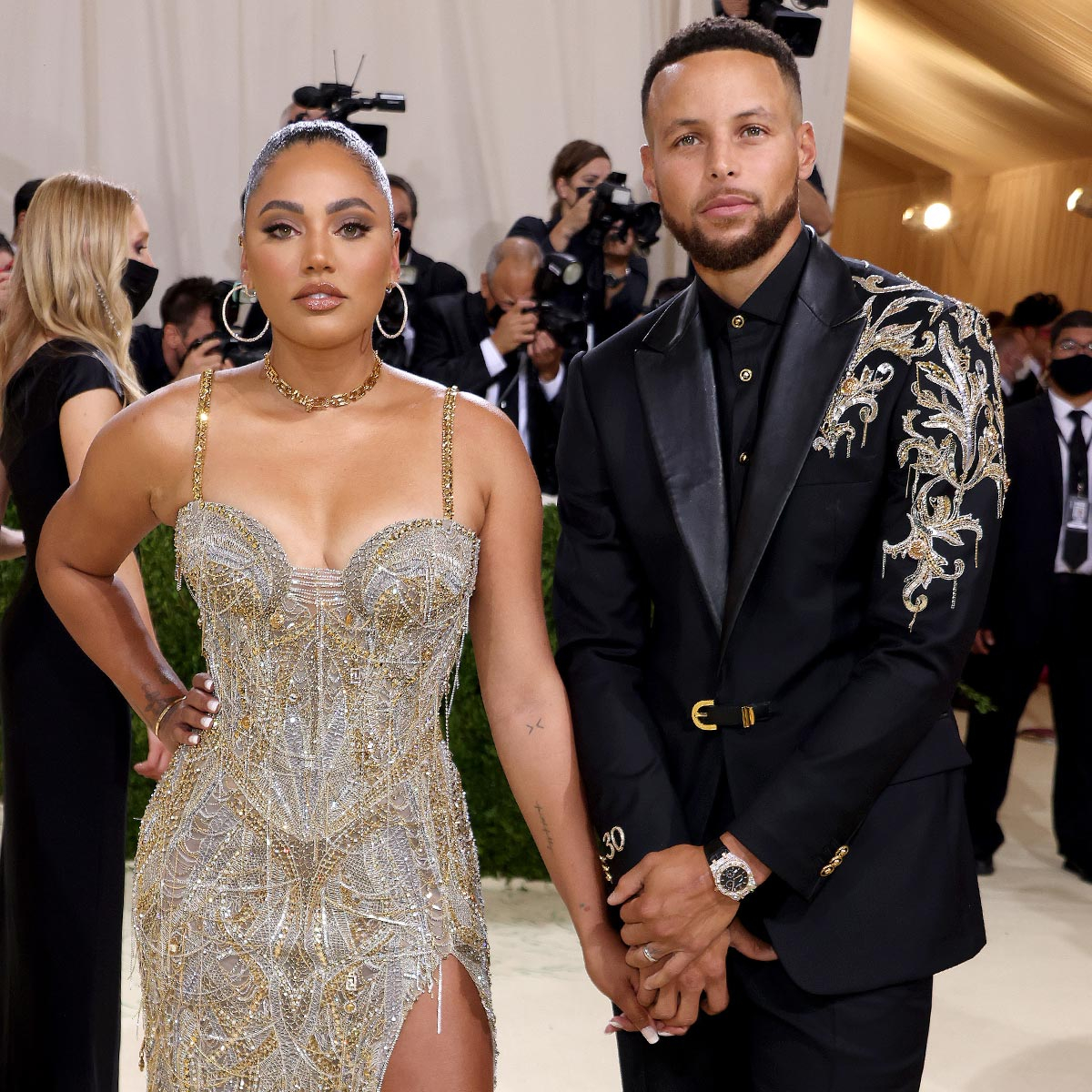Steph and Ayesha Curry Light Up the 2021 Met Gala Red Carpet
