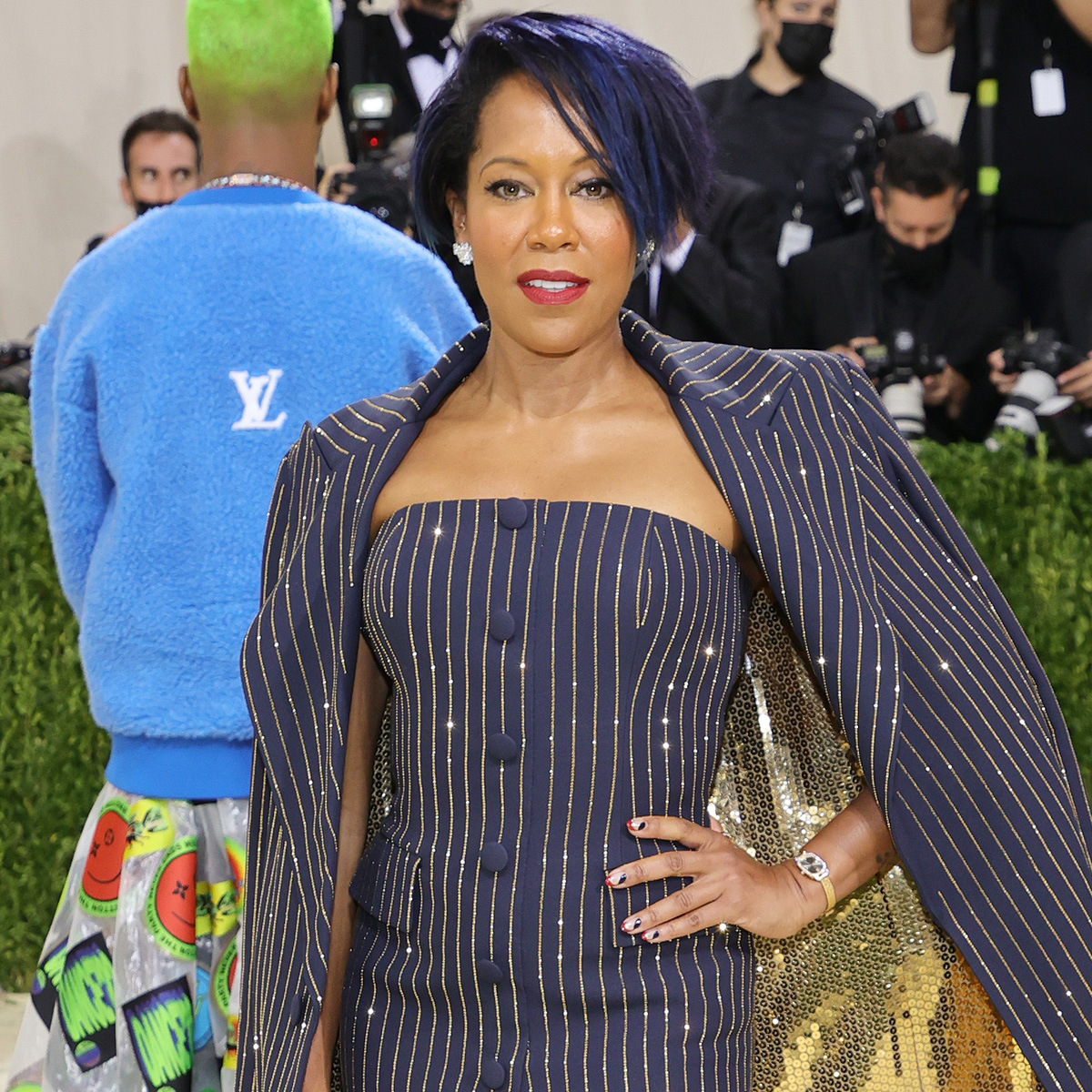 Regina King stuns in plunging butterfly gown at Oscars 2021