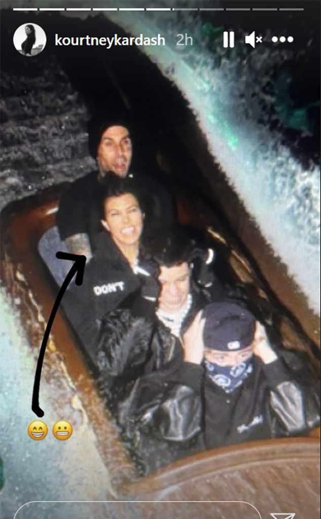 Kourtney Kardashian, Travis Barker, Knott's Scary Farm, Knott's Berry Farm