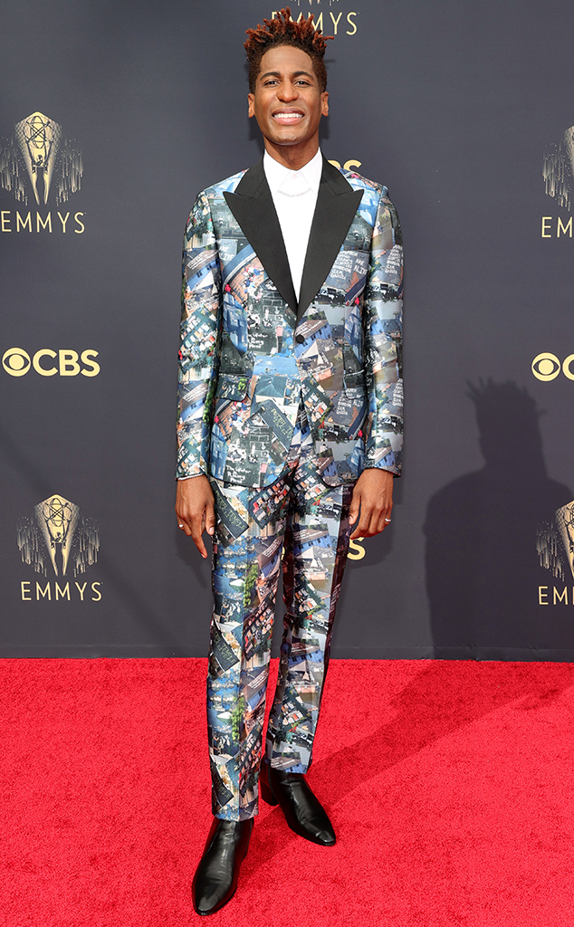 emmy's red carpet 2021 jon batiste