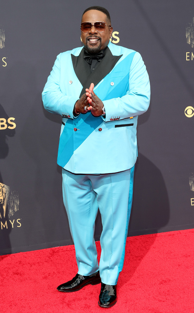 Cedric the Entertainer, 2021 Emmys, Emmy Awards, Red Carpet Fashions, Arrivals